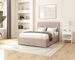 Aspire Electric Adjustable Bed Grant Upholstered