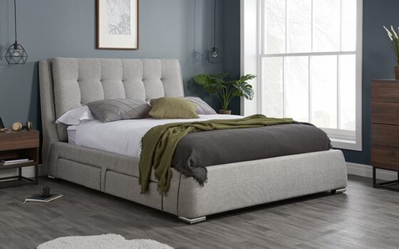 Birlea Mayfair Fabric Bed Frame, King Size